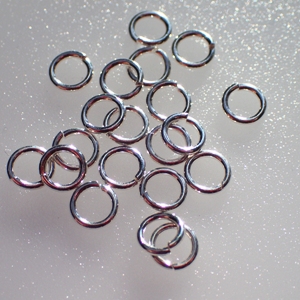 925 Silver 5mm Silver Jump Rings